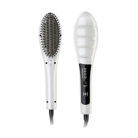 HEATED STRAIGHTENING BRUSH-WHITE