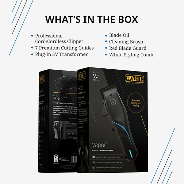 WAHL VAPOR CORDLESS CLIPPER